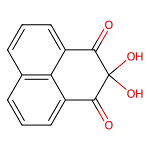 2,2-dihydroxy-1H-phenalene-1,3(2H)-dione structure