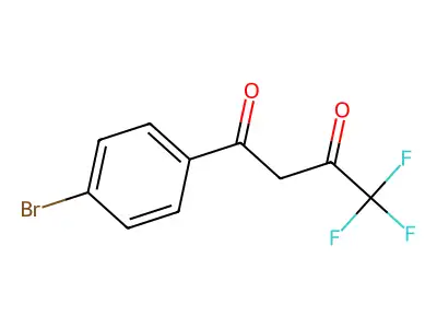 4-(4-Bromophenyl)-1,1,1-trifluoro-4-hydroxybut-3-en-2-one structure