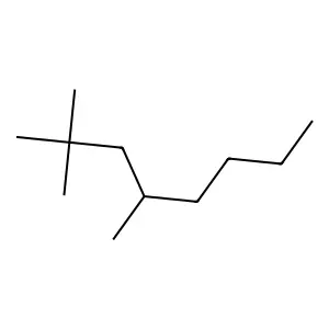 2,2,4-Trimethyloctane structure