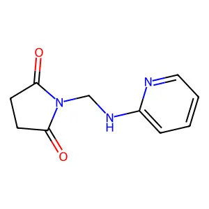 1-[(Pyridin-2-ylamino)methyl]pyrrolidine-2,5-dione structure