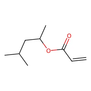 2-丙烯酸1,3-二甲基丁酯 structure