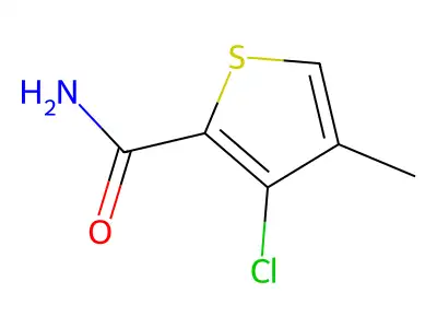 3-Chloro-4-methylthiophene-2-carboxamide structure