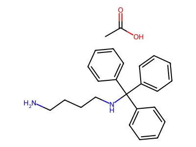 N'-tritylbutane-1,4-diamine structure