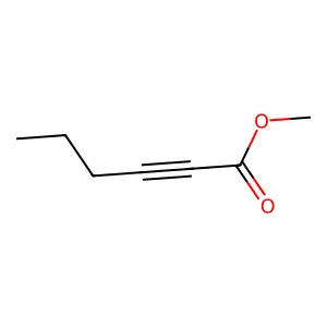 Methyl 2-hexynoate structure