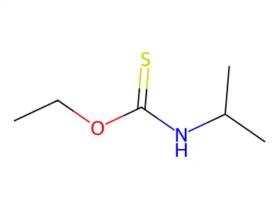 Carbamothioic acid, (1-methylethyl)-, O-ethyl ester structure