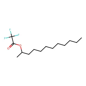 Acetic acid, trifluoro-, 1-methylundecyl ester structure