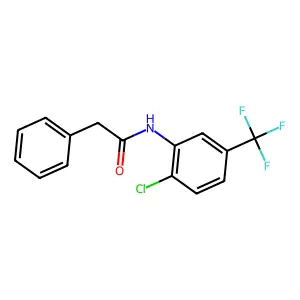 N-[2-chloro-5-(trifluoromethyl)phenyl]-2-phenylacetamide structure