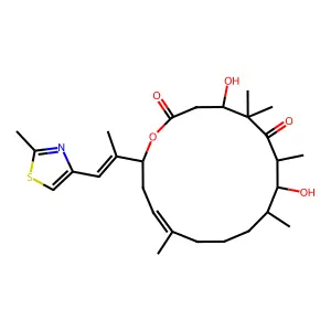 Epothilone D (synthetic) structure