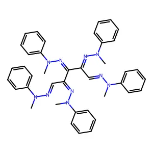 N-methyl-N-[2,3,4,5-tetrakis[methyl(phenyl)hydrazinylidene]p structure