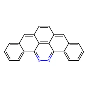 Anthra[9,1,2-cde]benzo[h]cinnoline structure