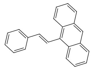 9-(2-Phenylethenyl)anthracene structure