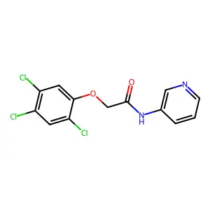 N-pyridin-3-yl-2-(2,4,5-trichlorophenoxy)acetamide structure