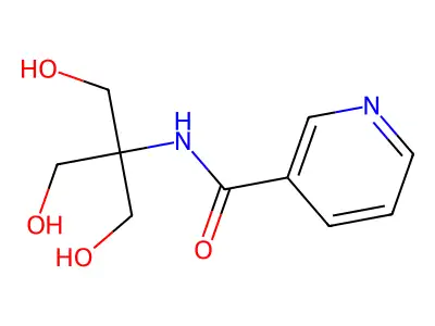 n-[1,3-Dihydroxy-2-(hydroxymethyl)propan-2-yl]pyridine-3-carboxamide structure