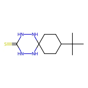 9-Tert-butyl-1,2,4,5-tetrazaspiro[5.5]undecane-3-thione structure