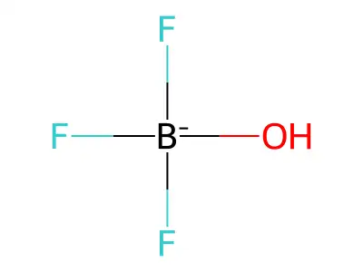 Trifluoridohydroxidoborate(1-) structure