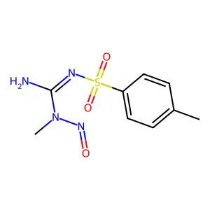 1-Methyl-2-(4-methylphenyl)sulfonyl-1-nitrosoguanidine structure