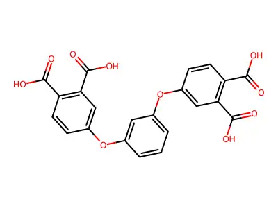 4-[3-(3,4-Dicarboxyphenoxy)phenoxy]phthalic acid structure
