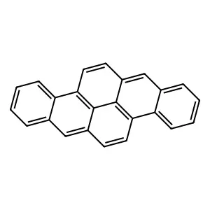 Dibenzo(a,h)pyrene structure