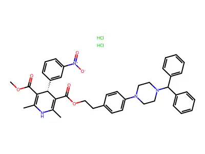 (R)-Nigaldipine hydrochloride structure