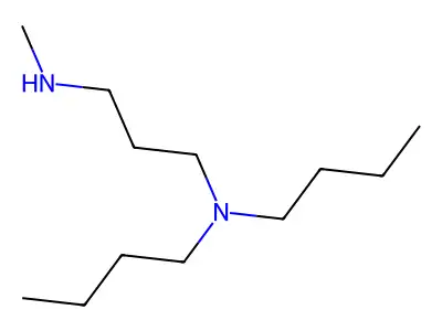 1,3-Propanediamine, N,N-dibutyl-N'-methyl- structure