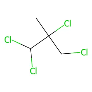 Propane, 1,1,2,3-tetrachloro-2-methyl- structure