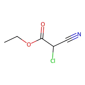 Ethyl chlorocyanoacetate structure