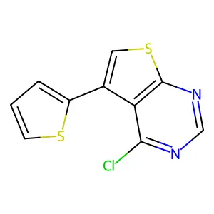 4-Chloro-5-(2-thienyl)thieno[2,3-d]pyrimidine structure