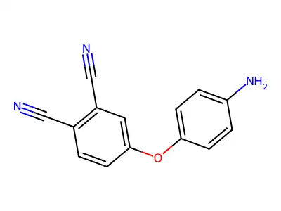 1,2-Benzenedicarbonitrile, 4-(4-aminophenoxy)- structure