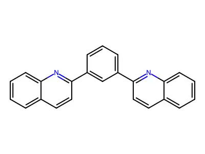 2-[3-(2-Quinolinyl)phenyl]quinoline structure