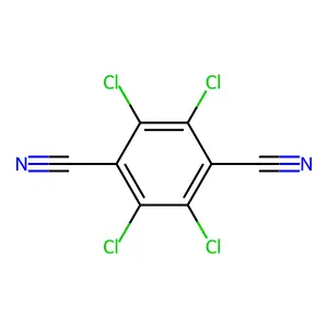 四氯对苯二甲腈 structure