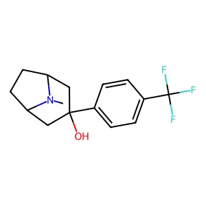 8-Methyl-3-(4-trifluoromethylphenyl)-8-azabicyclo[3.2.1]octan-3-ol structure