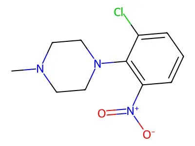 1-(2-Chloro-6-nitrophenyl)-4-methylpiperazine structure