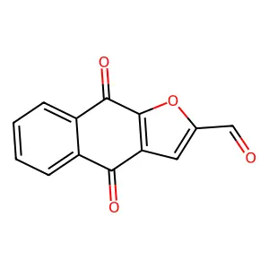 2-甲醛基-1,4-萘醌 structure