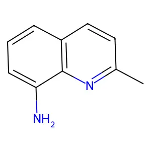 2-Methyl-8-aminoquinoline structure