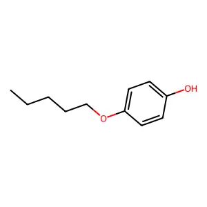 p-Pentyloxyphenol structure