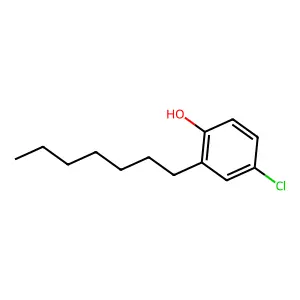 2-Chloro-4-heptylphenol structure