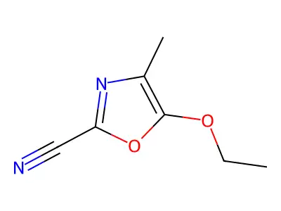 5-Ethoxy-4-methyl-1,3-oxazole-2-carbonitrile structure