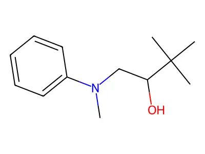 2-Butanol, 3,3-dimethyl-1-(methylphenylamino)- structure