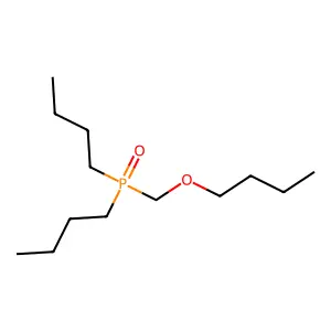 Phosphine oxide, (butoxymethyl)dibutyl- structure