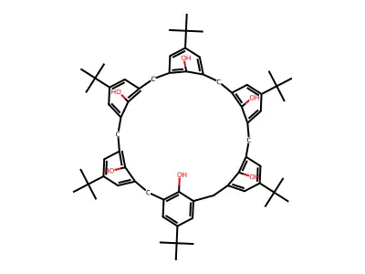 p-tert-Butylcalix-6-arene structure
