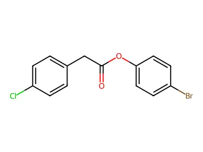 4-Bromophenyl (4-chlorophenyl)acetate structure