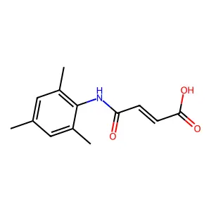 4-Oxo-4-(2,4,6-trimethylanilino)but-2-enoic acid structure
