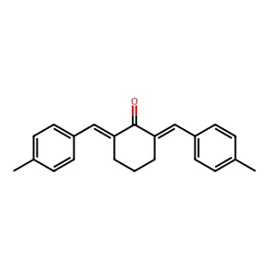 2,6-双(对甲基亚苄基)环己酮 structure