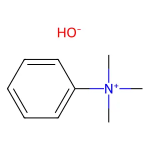 三甲基苯基氢氧化铵 structure