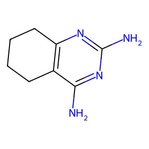 5,6,7,8-四氢喹唑啉-2,4-二胺 structure