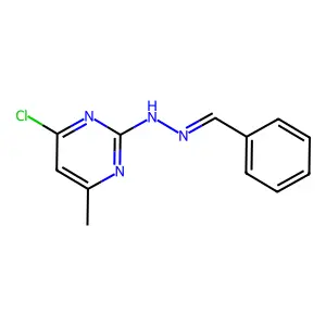 Benzaldehyde, 2-(4-chloro-6-methyl-2-pyrimidinyl)hydrazone structure