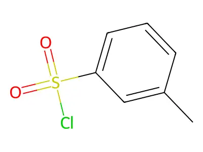 3-Methylbenzenesulphonyl chloride structure