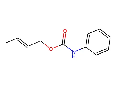 But-2-en-1-yl phenylcarbamate structure