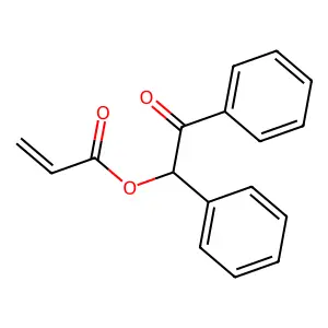 2-氧代-1,2-二苯基乙基丙烯酸酯 structure