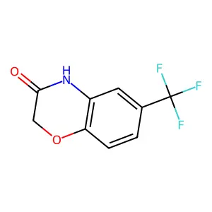 6-(trifluoromethyl)-3,4-dihydro-2H-1,4-benzoxazin-3-one structure